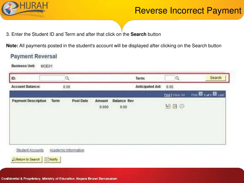 reverse incorrect payment 1