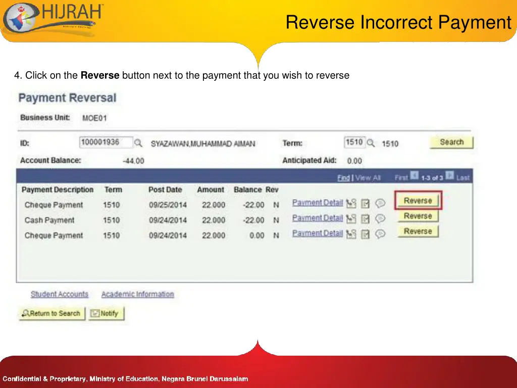 reverse incorrect payment 2