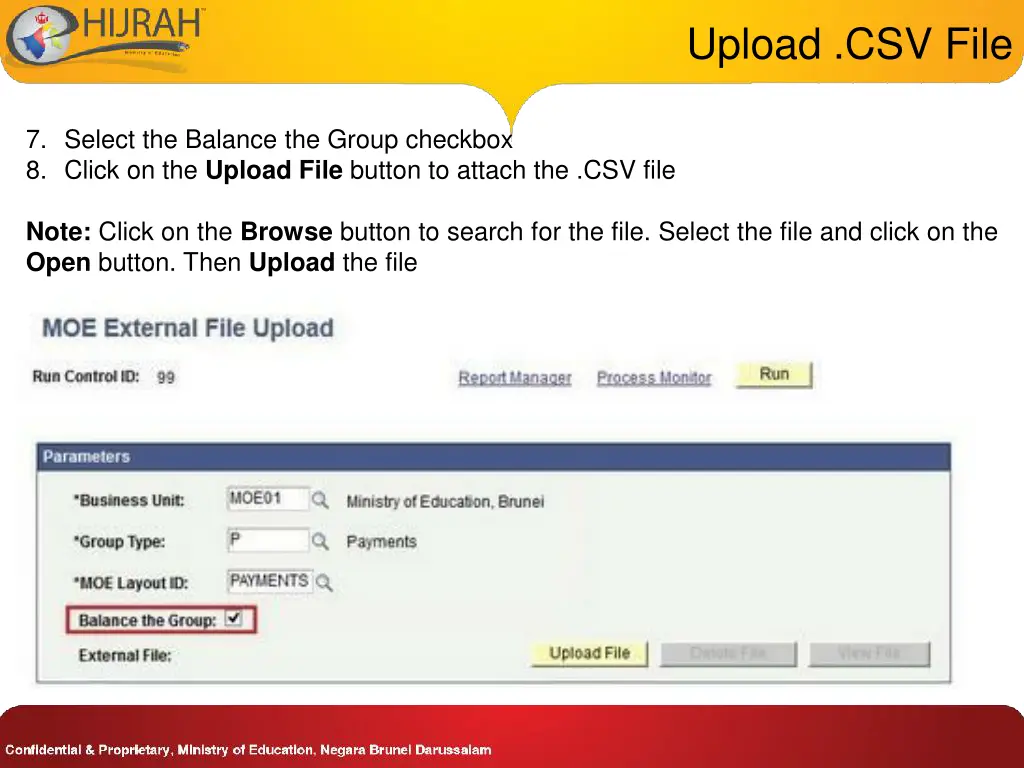 upload csv file 3