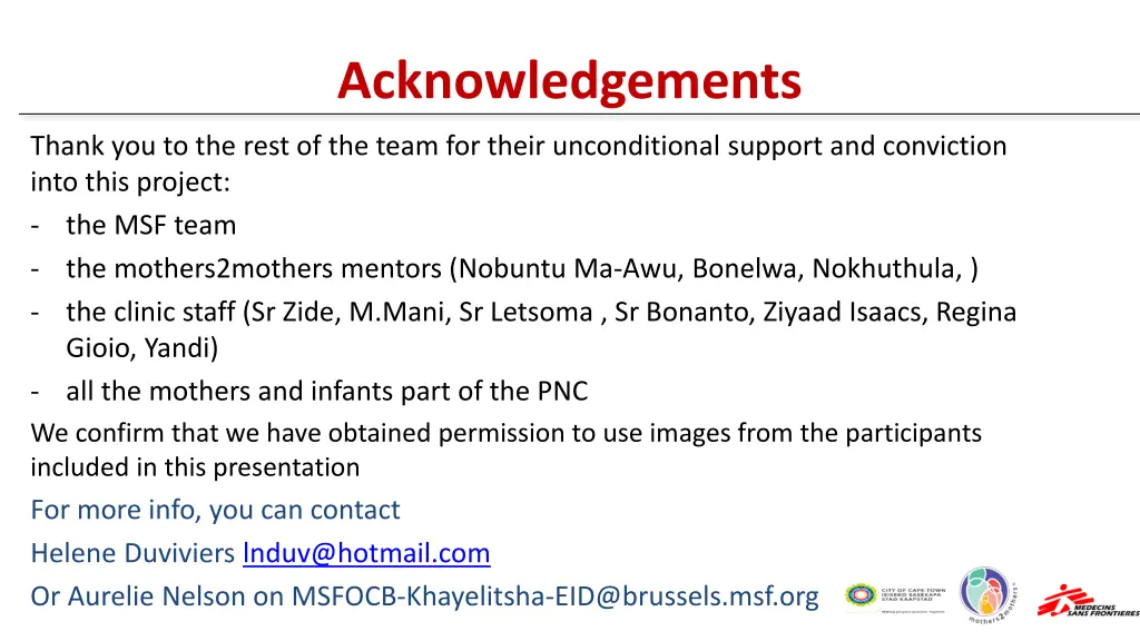 acknowledgements