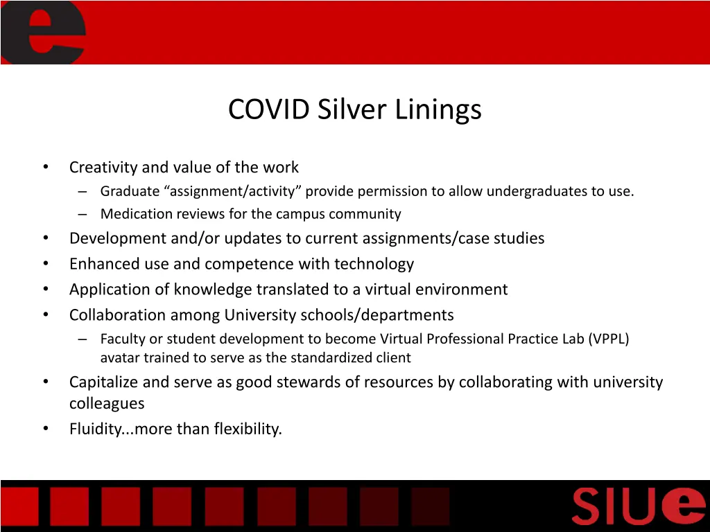 covid silver linings