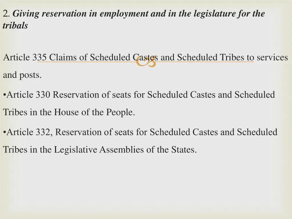 2 giving reservation in employment