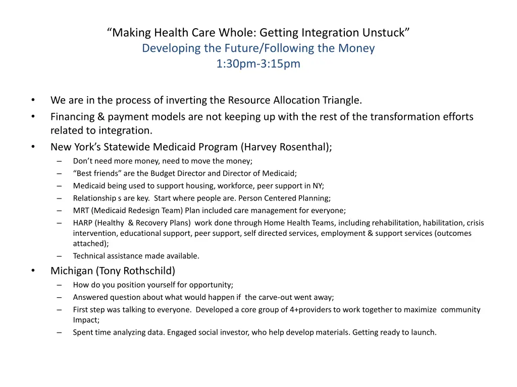 making health care whole getting integration 1