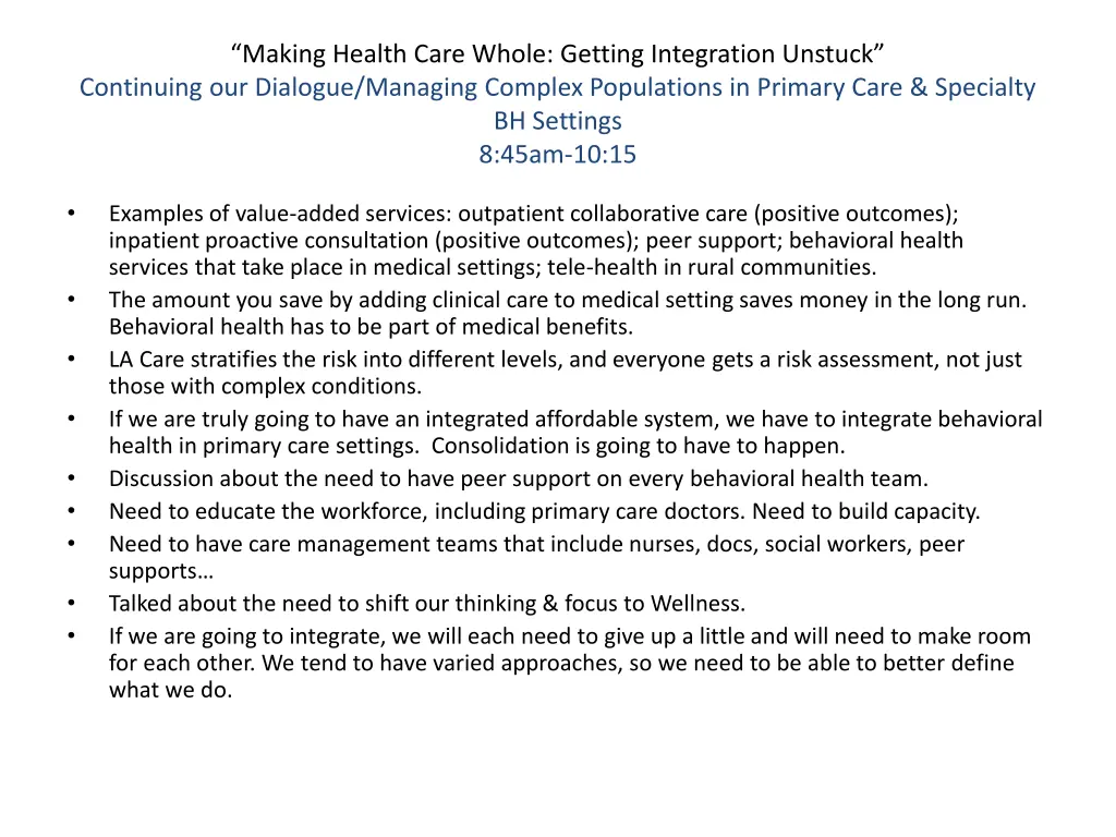 making health care whole getting integration 4