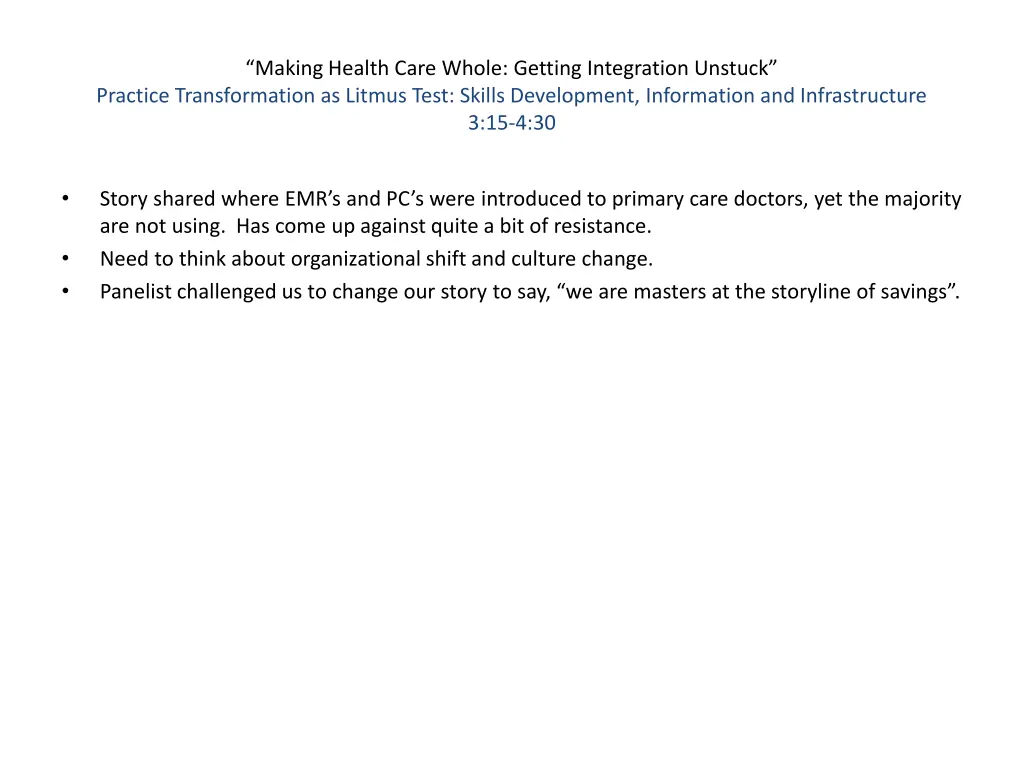 making health care whole getting integration 7