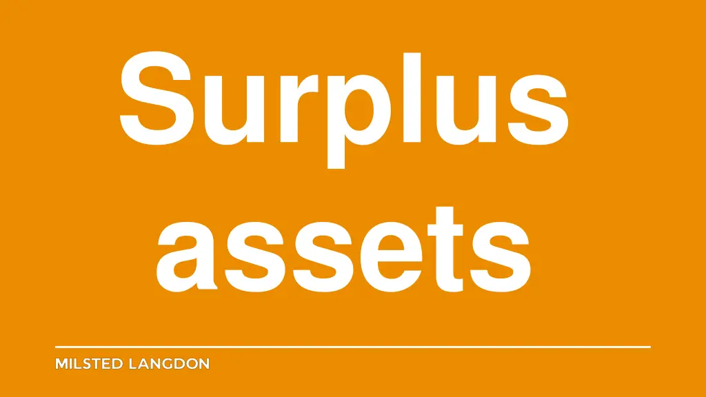 surplus assets