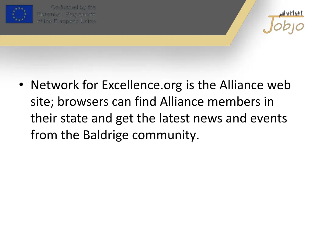 network for excellence org is the alliance