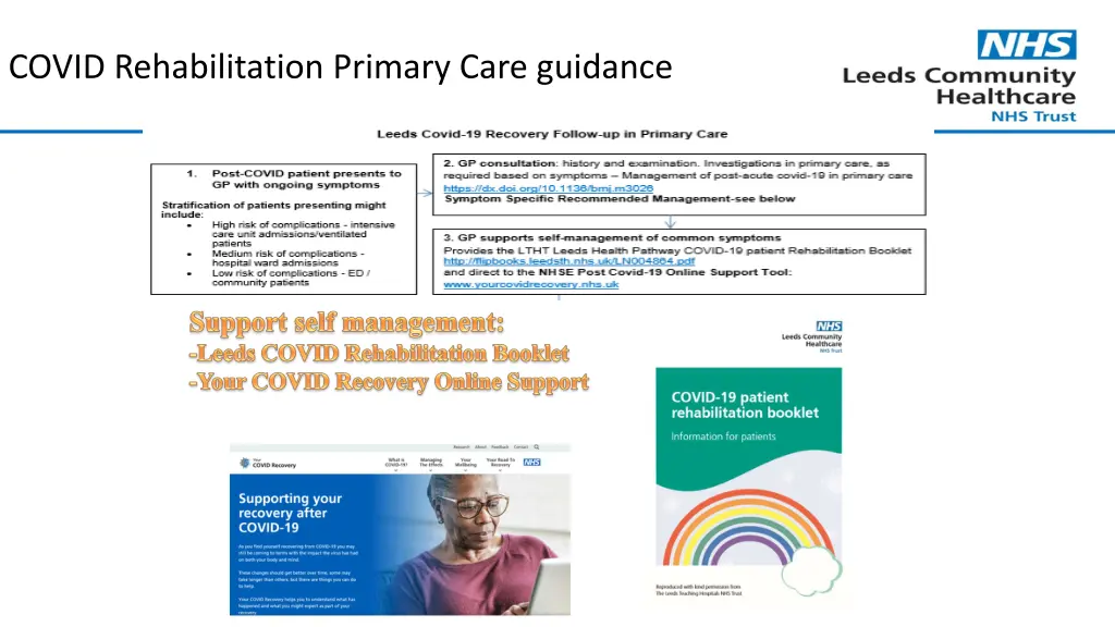 covid rehabilitation primary care guidance