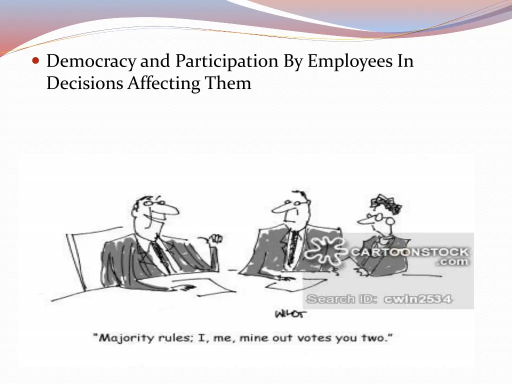 democracy and participation by employees