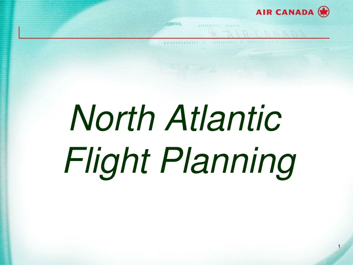 north atlantic flight planning