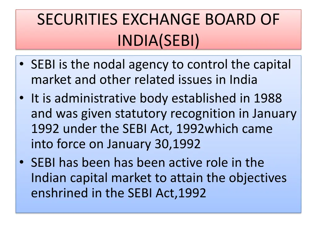 securities exchange board of india sebi sebi