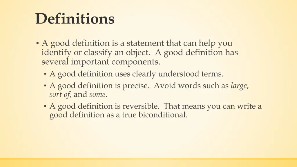 definitions