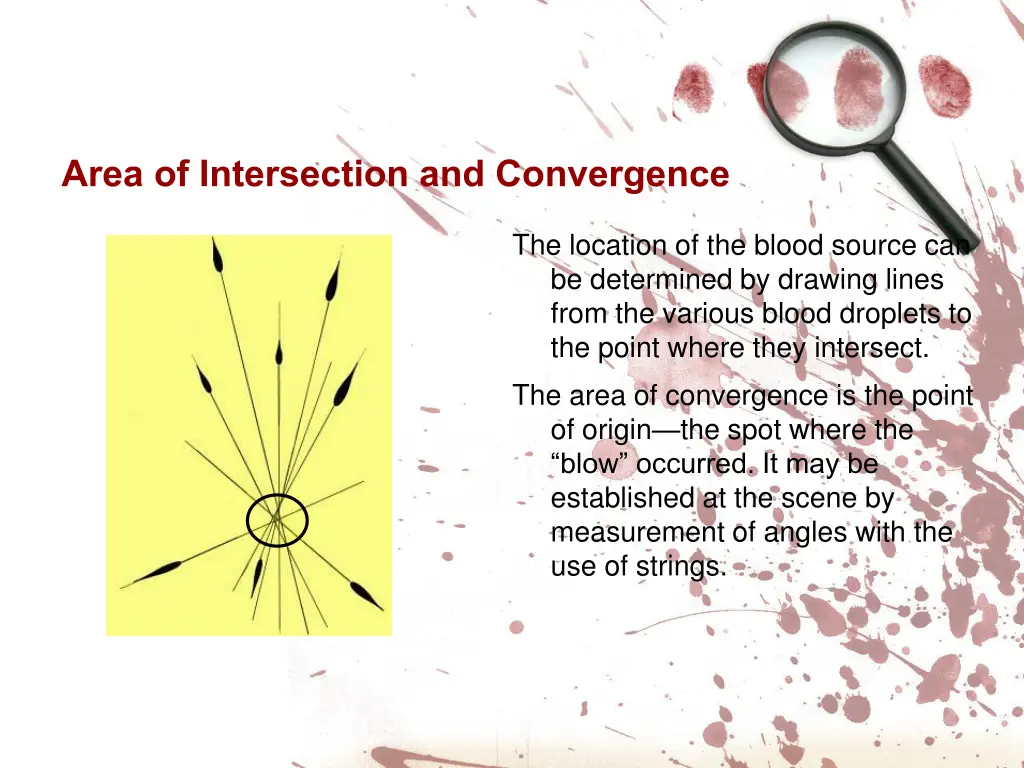 area of intersection and convergence