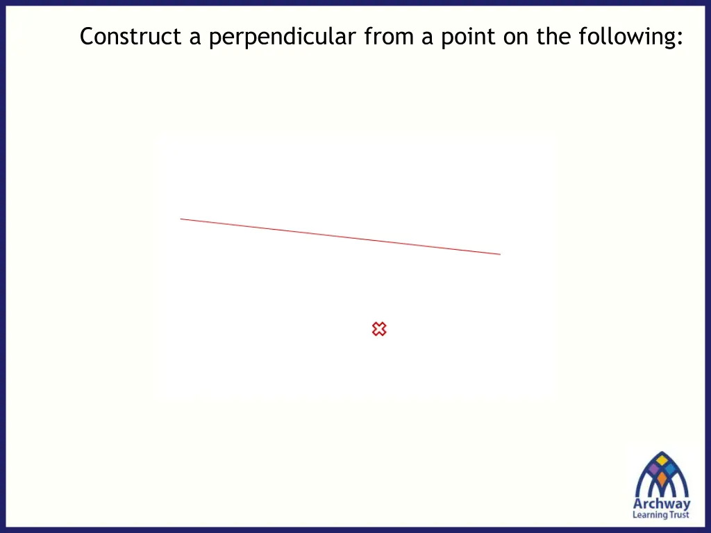 construct a perpendicular from a point 1