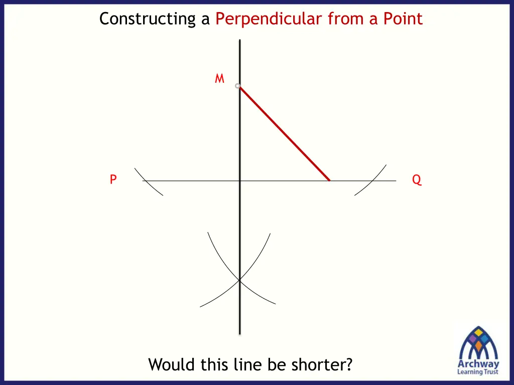 constructing a perpendicular from a point 4