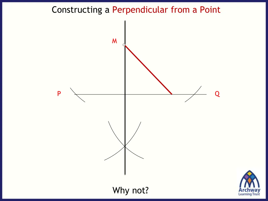 constructing a perpendicular from a point 5