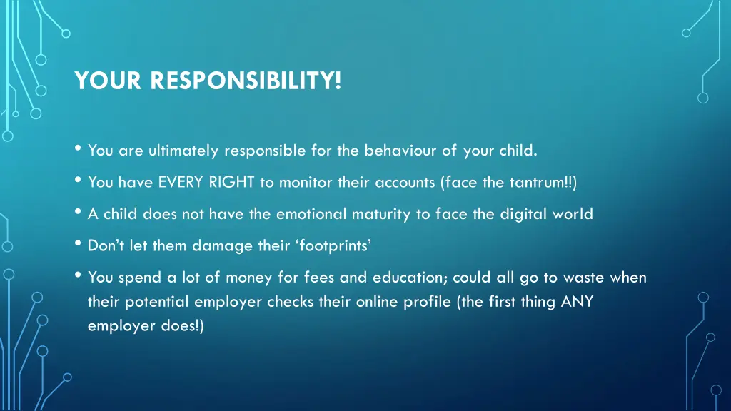 your responsibility 1