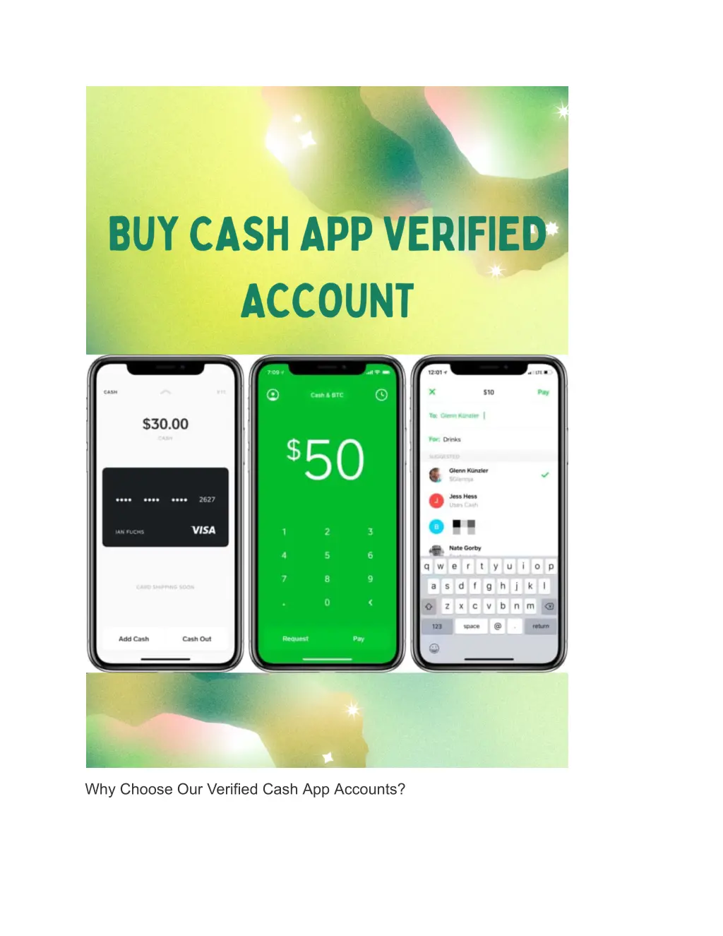 why choose our verified cash app accounts