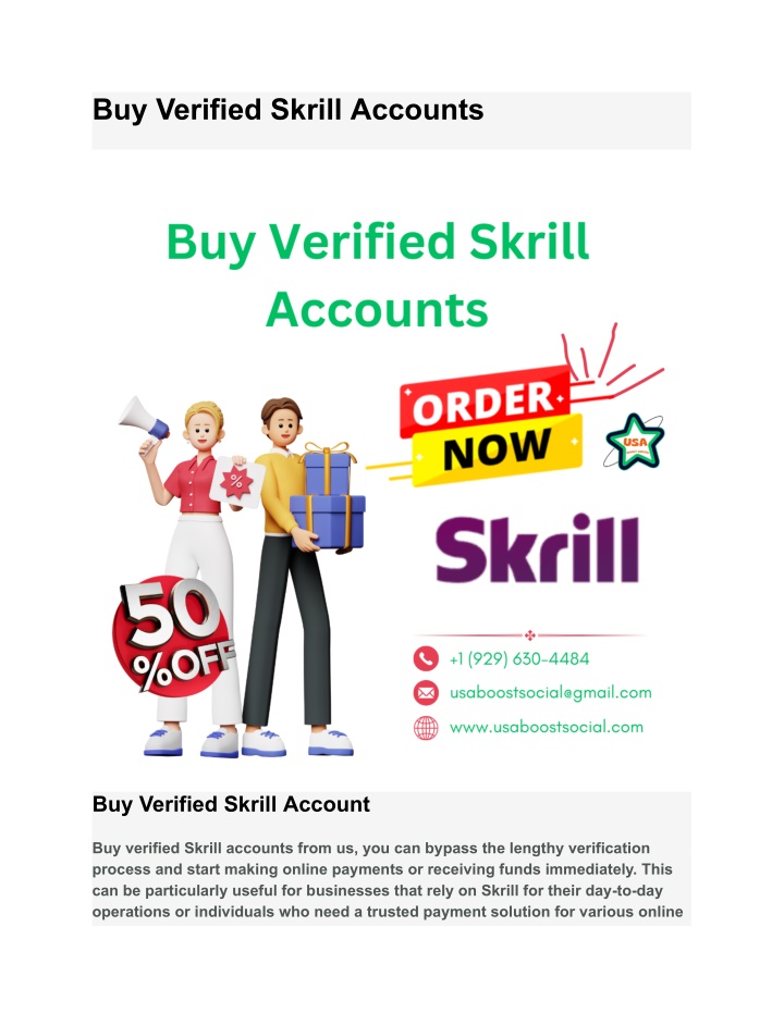 buy verified skrill accounts