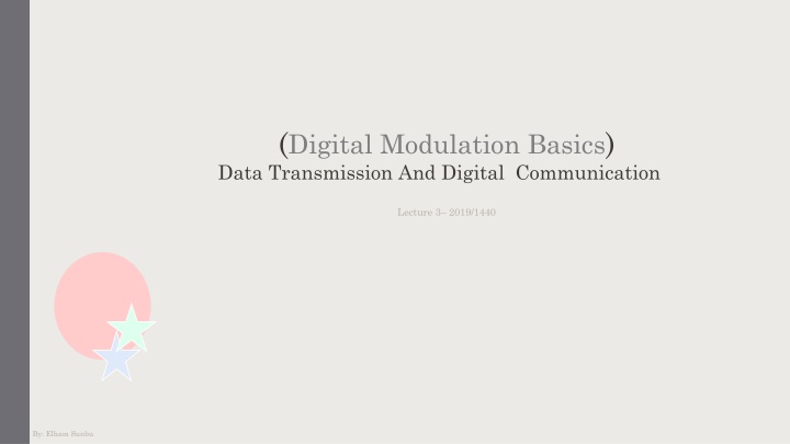 digital modulation basics data transmission