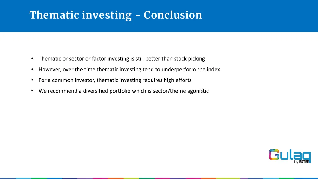 thematic investing conclusion