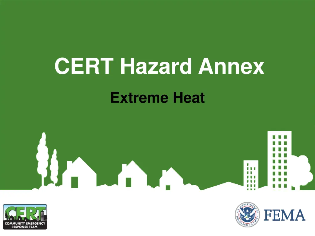 cert hazard annex