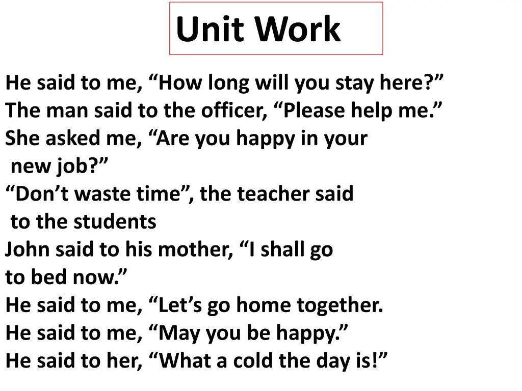 unit work