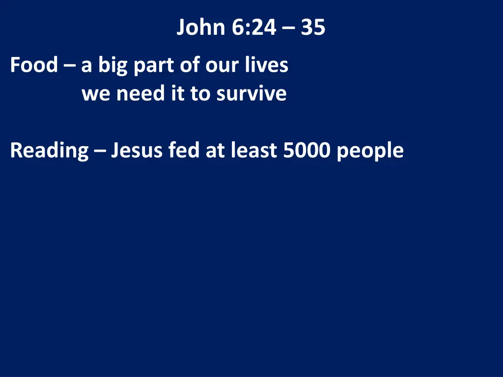 john 6 24 35 7