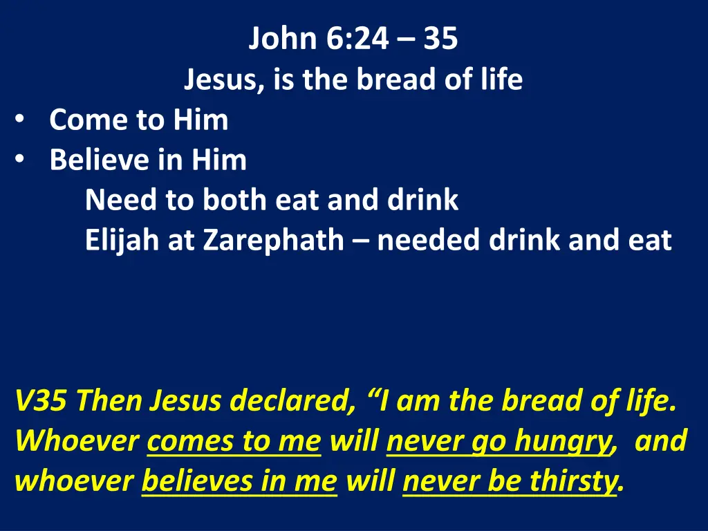 john 6 24 35 jesus is the bread of life 18