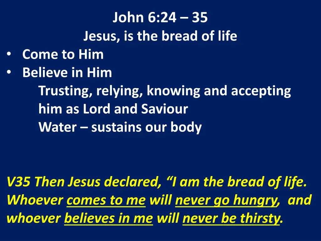 john 6 24 35 jesus is the bread of life 20