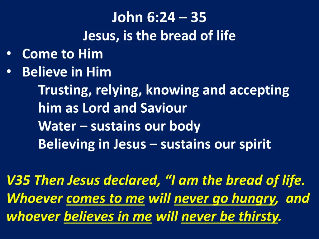 john 6 24 35 jesus is the bread of life 21