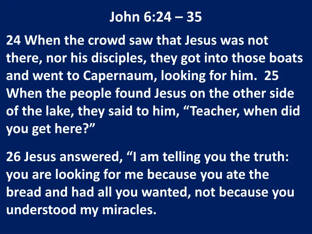 john 6 24 35