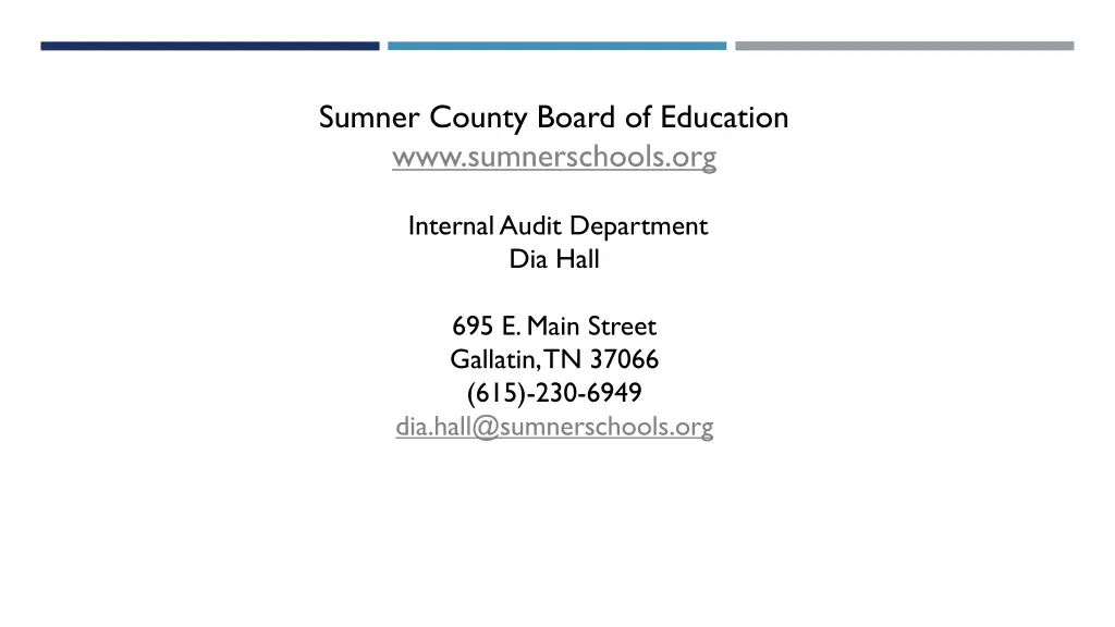 sumner county board of education