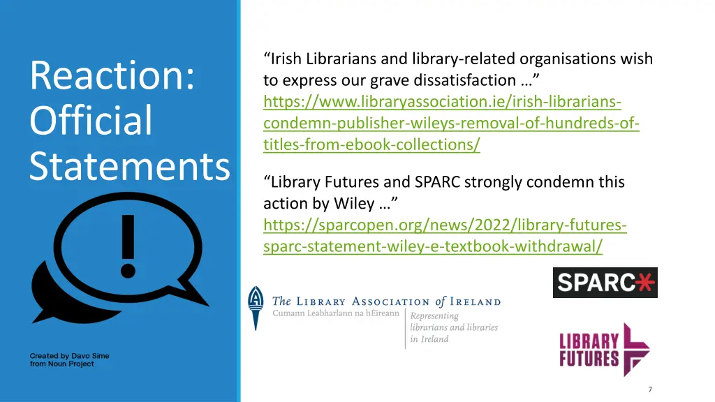 irish librarians and library related