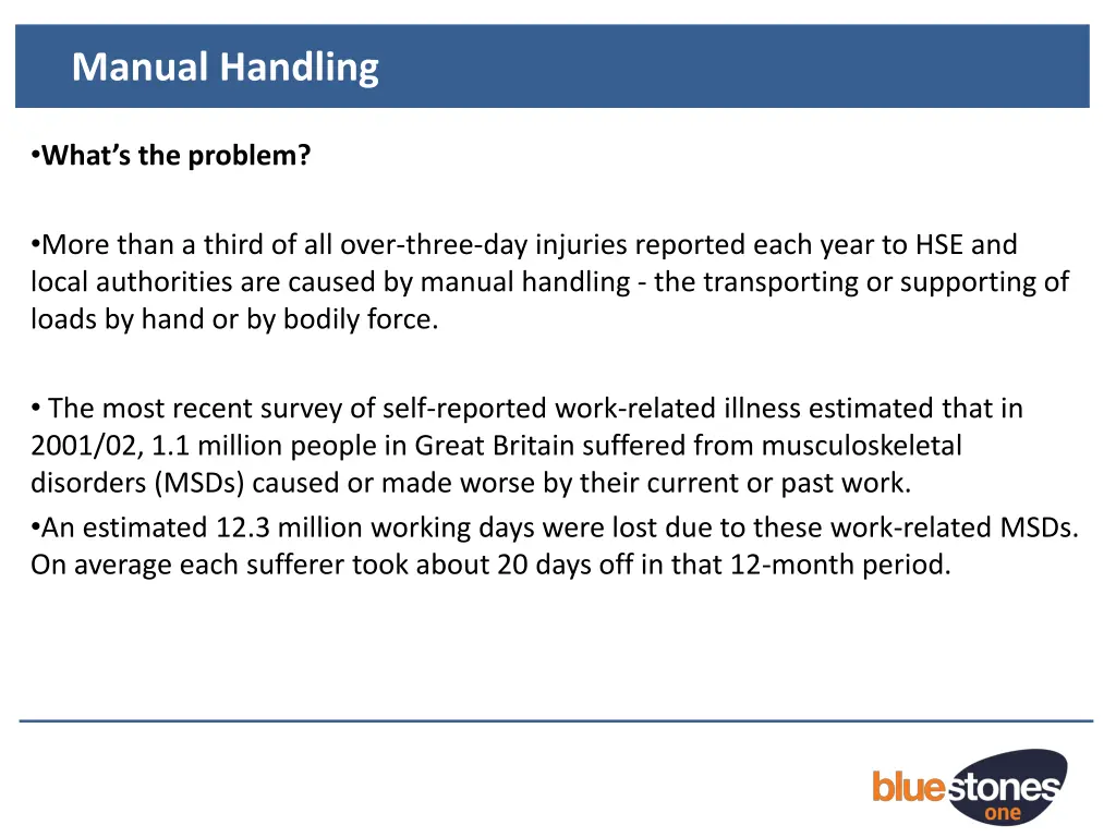 manual handling 1