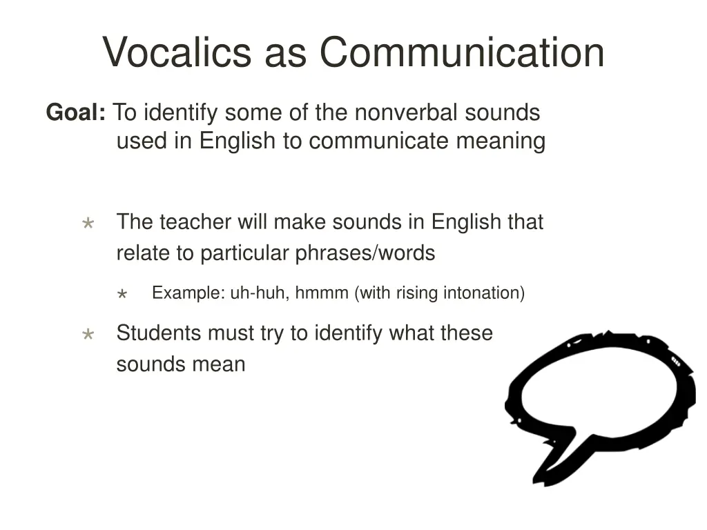 vocalics as communication