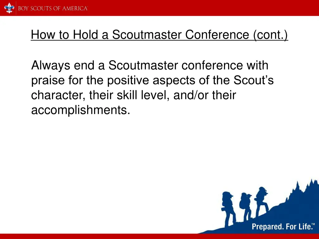 how to hold a scoutmaster conference cont 10