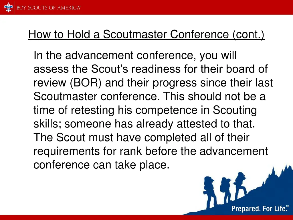 how to hold a scoutmaster conference cont 4