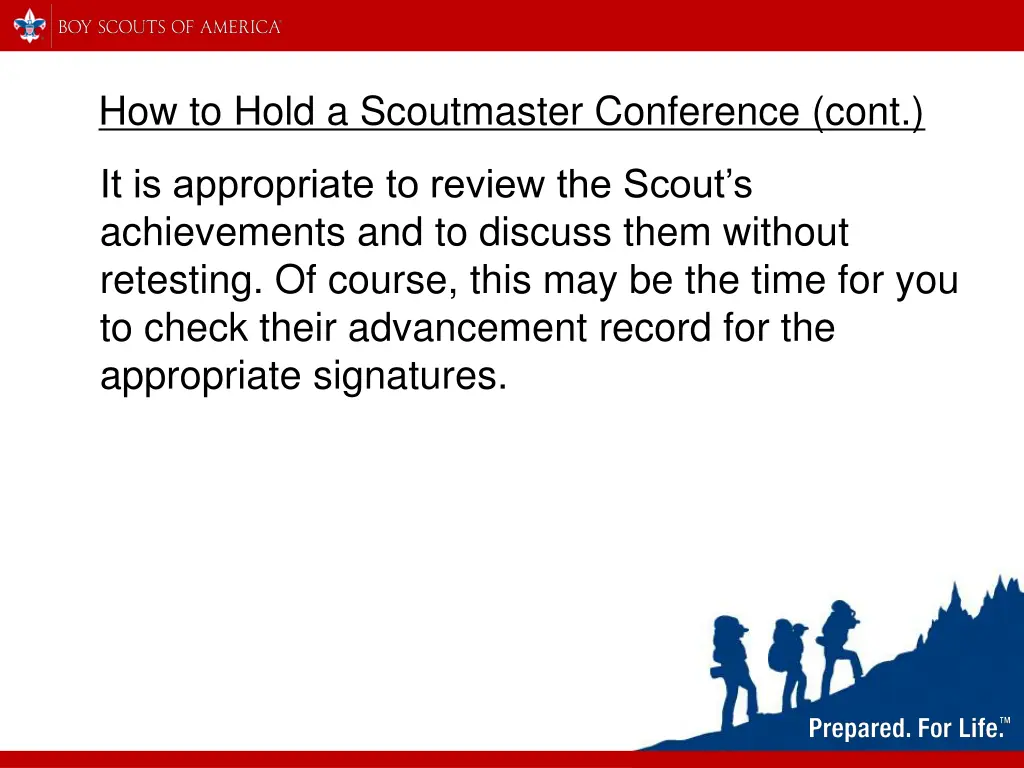 how to hold a scoutmaster conference cont 5