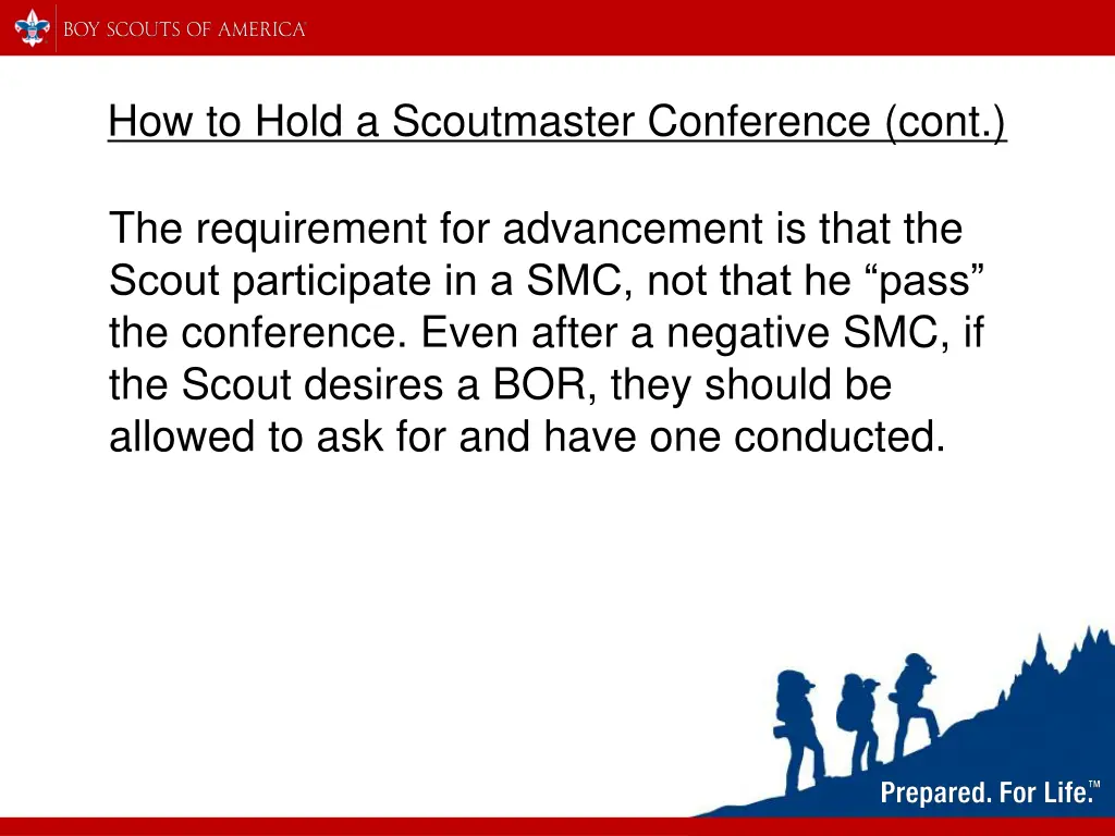 how to hold a scoutmaster conference cont 8