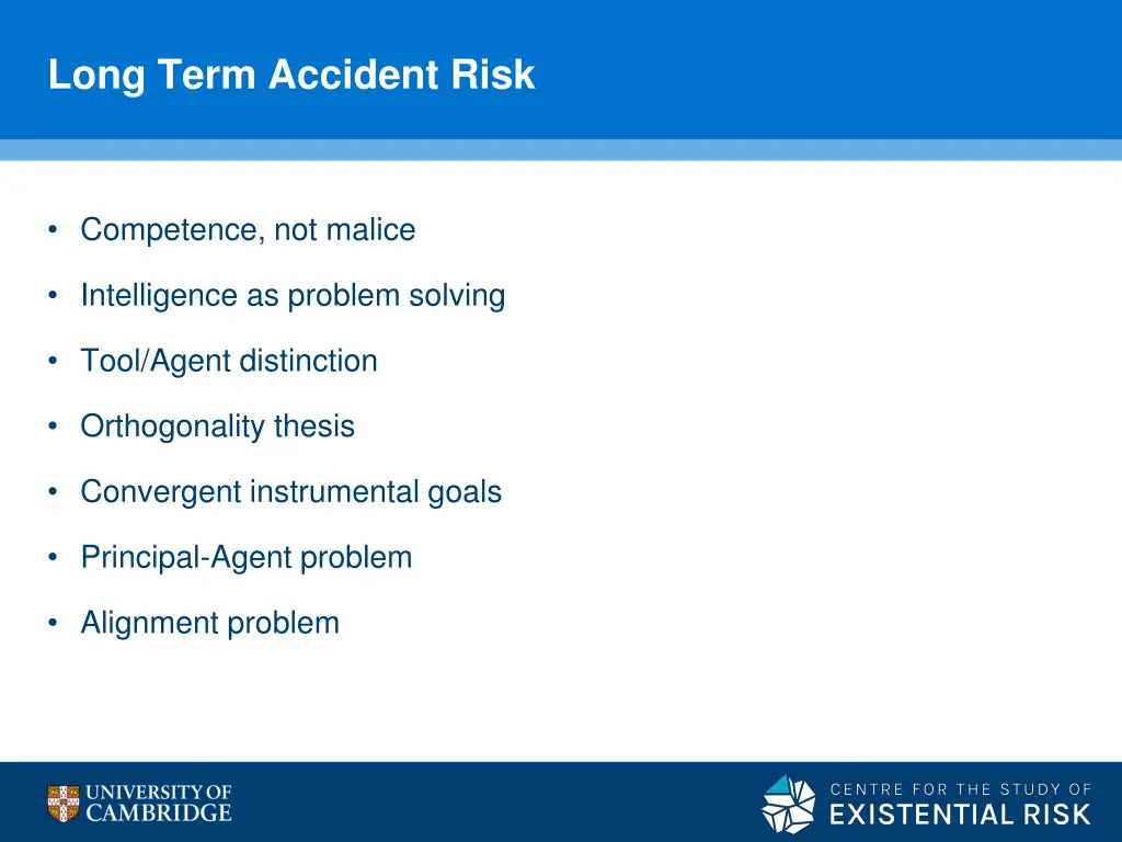 long term accident risk