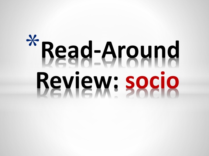 read around review socio