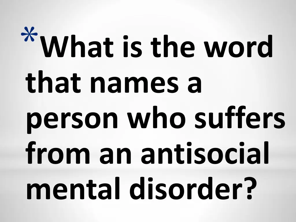 what is the word that names a person who suffers