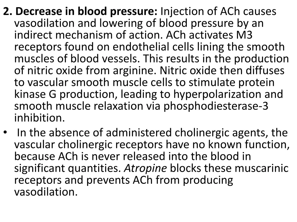 2 decrease in blood pressure injection