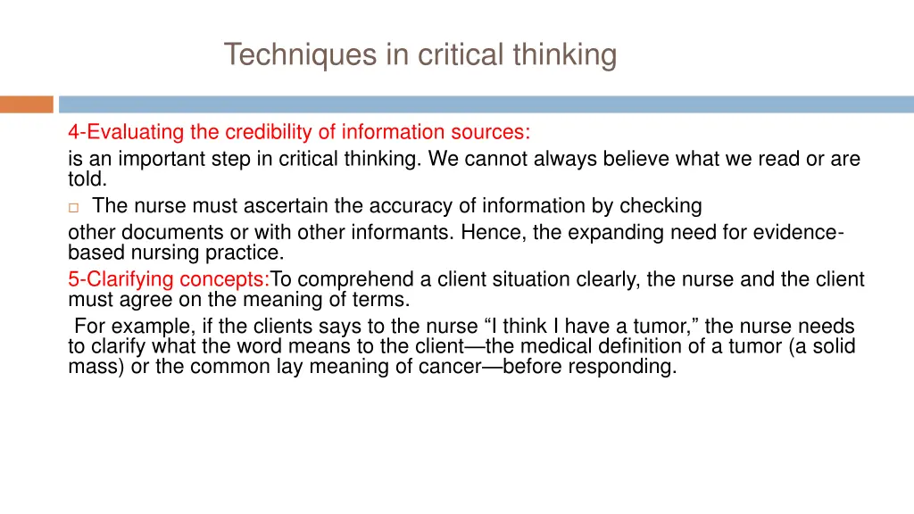 techniques in critical thinking 3