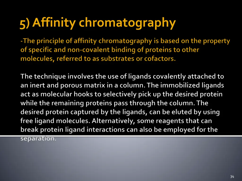 5 affinity chromatography