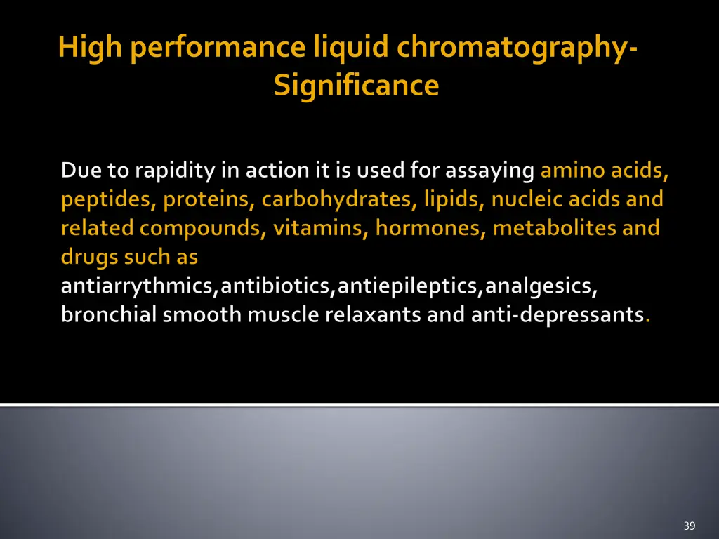 high performance liquid chromatography 1