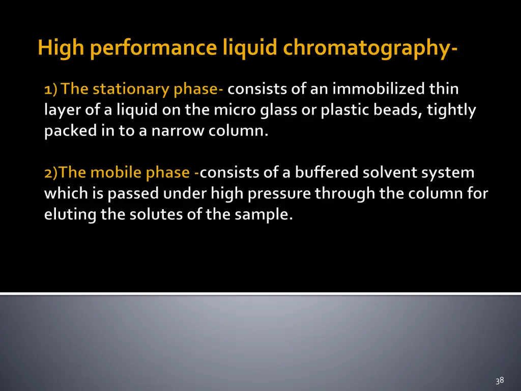 high performance liquid chromatography