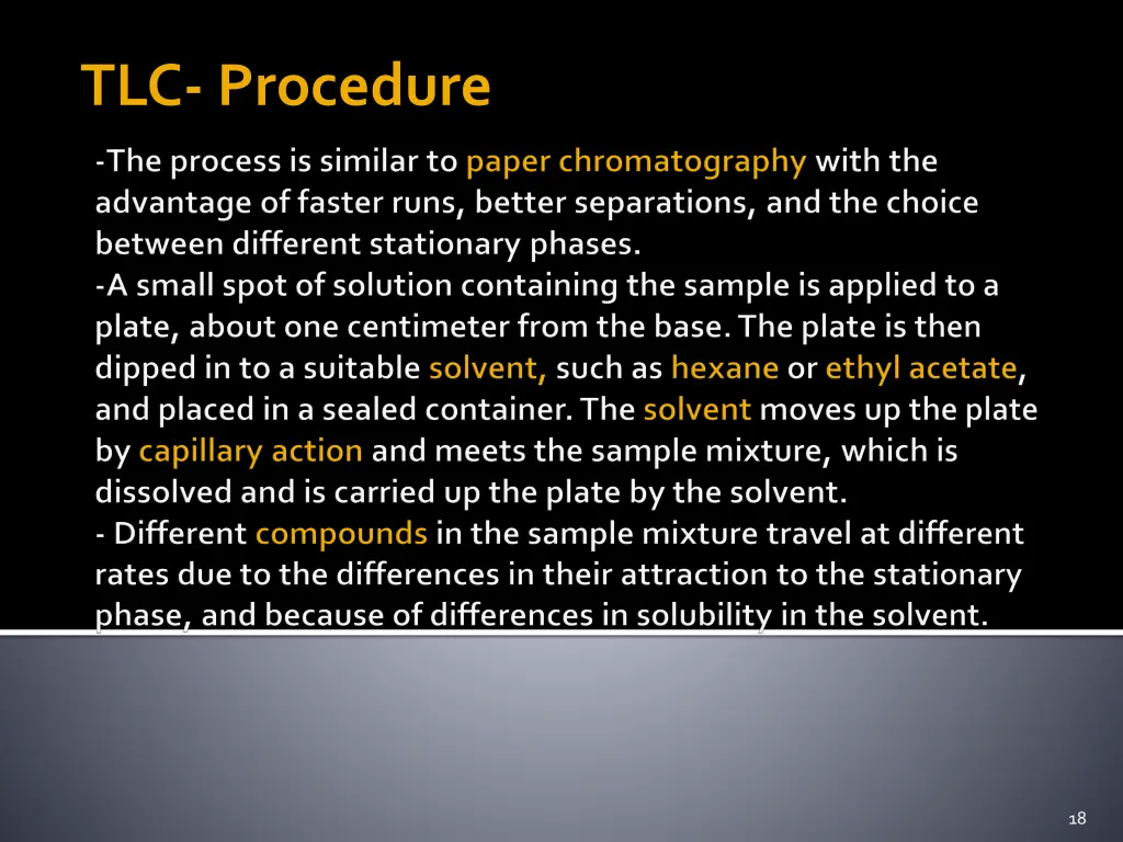 tlc procedure