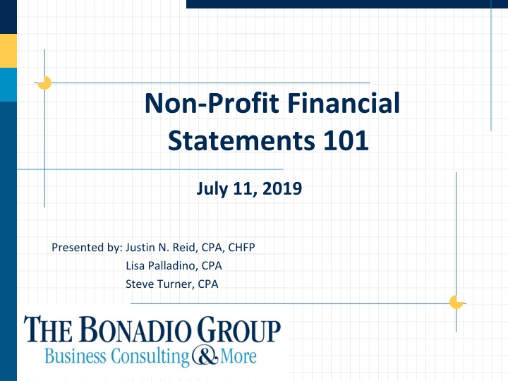 non profit financial statements 101